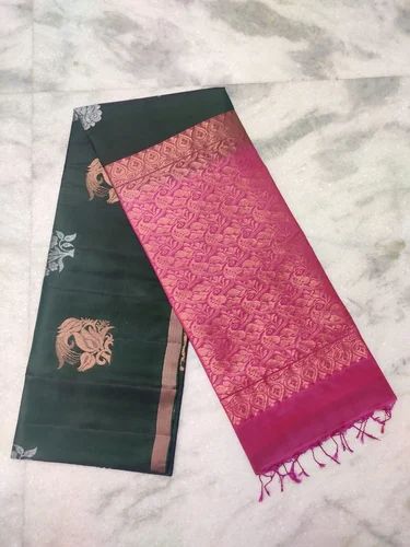 Cotton saree without border